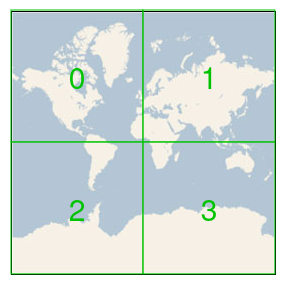 Bing Maps Tile System Level 1